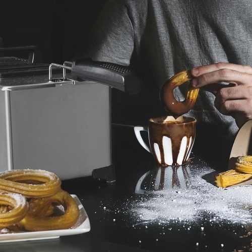 CECOTEC CLEANFRY FULL INOX - Freidora 2000W 3L