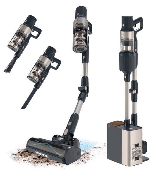 Aspiradora de Escoba CECOTEC CONGA ROSCKSTAR 5500 HURRICANE STATION FLEX Negro 700W