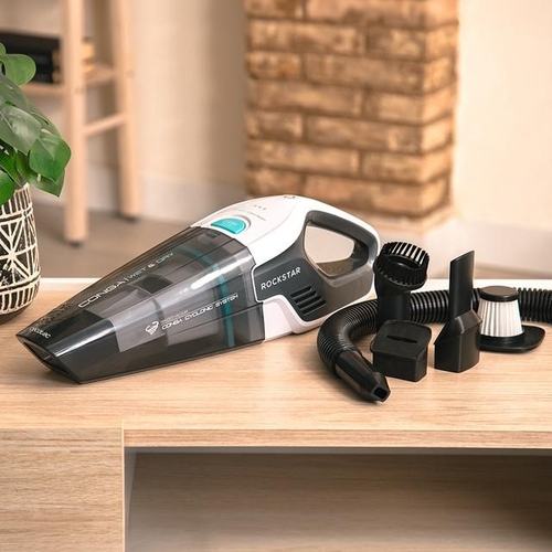 CECOTEC CONGA ROCKSTAR HAND Negro-Blanco - Aspiradora de Mano 50W