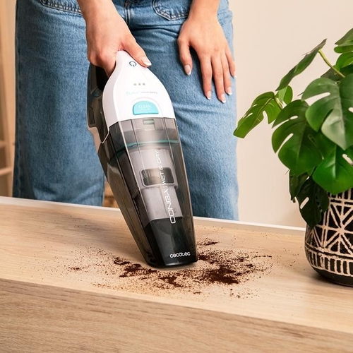 CECOTEC CONGA ROCKSTAR HAND Negro-Blanco - Aspiradora de Mano 50W