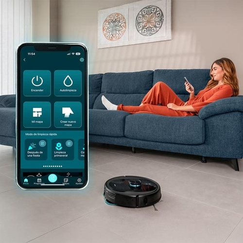 CECOTEC CONGA 9590 SPING REVOLUTION ULTRA POWER HOME Negro - Robot Aspirador 10000Pa