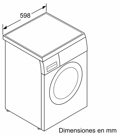 BOSCH WUU24T65ES Blanca - Lavadora Carga Frontal 9KG 1200RPM