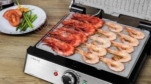 CECOTEC ROCK'N GRILL PRO INOX - Plancha de Asar GRILL 2000W