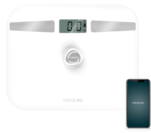 CECOTEC SURFACE PRECISION ECOPOWER 10200 SMART HEALTHY Blanco - Báscula Baño 180KG