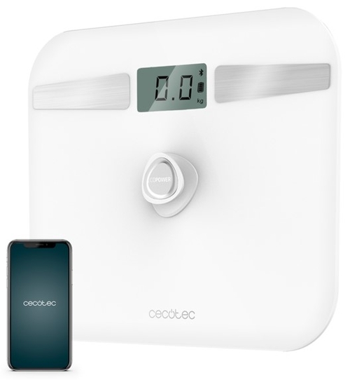 CECOTEC SURFACE PRECISION ECOPOWER 10200 SMART HEALTHY Blanco - Báscula Baño 180KG