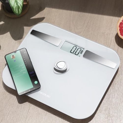 CECOTEC SURFACE PRECISION ECOPOWER 10200 SMART HEALTHY Blanco - Báscula Baño 180KG