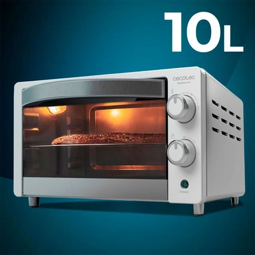 CECOTEC BAKE&TOAST 1090 Blanco - Mini Horno 10L 1000W