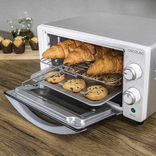 CECOTEC BAKE&TOAST 1090 Blanco - Mini Horno 10L 1000W