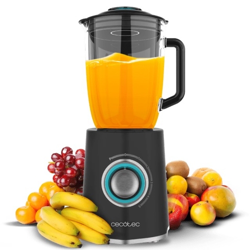 CECOTEC POWER BLACK TITANIUM 2000MAX MIX GO Negro - Batidora de Vaso 2000W
