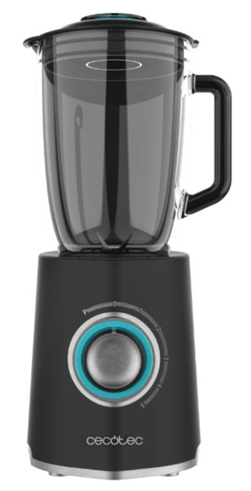 CECOTEC POWER BLACK TITANIUM 2000MAX MIX GO Negro - Batidora de Vaso 2000W