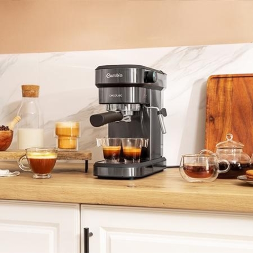 CECOTEC CAFELIZZIA 890 Gris - Cafetera Express 1350W