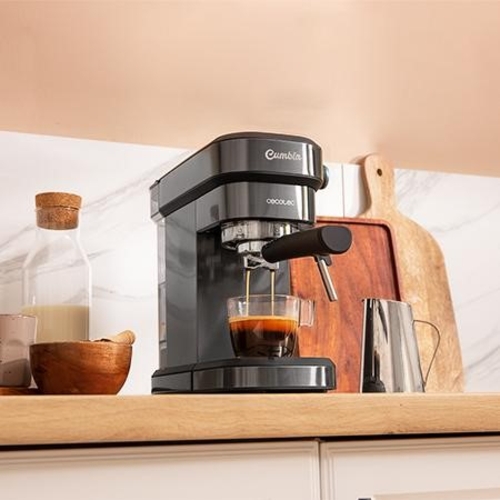 CECOTEC CAFELIZZIA 890 Gris - Cafetera Express 1350W