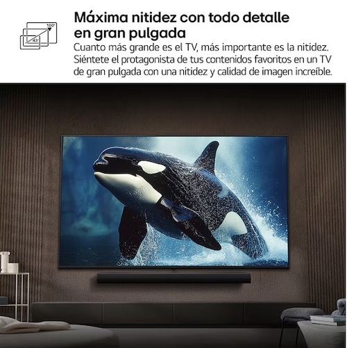 LG 65UA73006LA Negro - TV 65" UHD 4K Smart TV