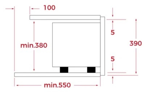 TEKA NEO MS 6200 BIH SS INOX - Horno Multifunción 750W 20L
