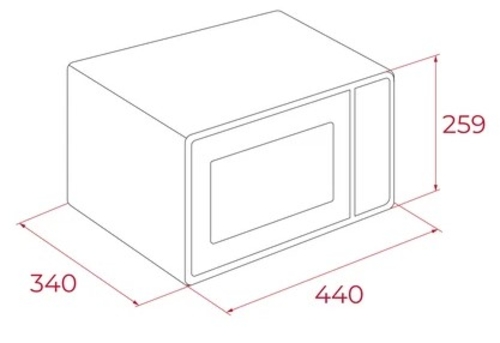 TEKA MWE FS20 G SS INOX - Microondas 700W 20L