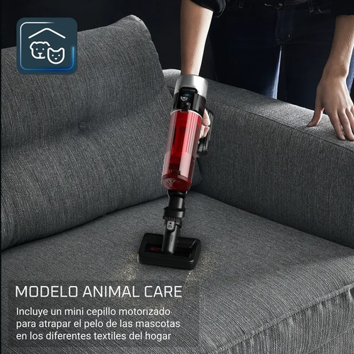 ROWENTA RH2077SB Rojo-Negro - Aspiradora de Escoba 200W