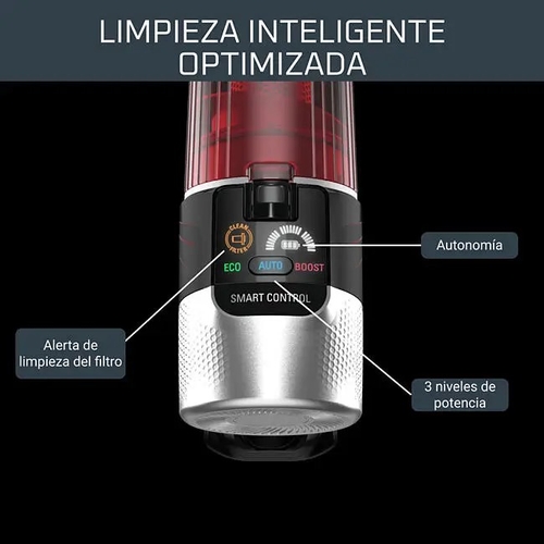 ROWENTA RH2077SB Rojo-Negro - Aspiradora de Escoba 200W