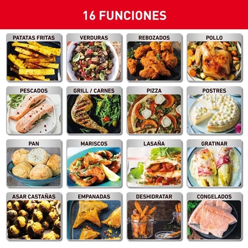 MOULINEX EZ505D10 INOX - Freidora de Aire 1400W 4.2L