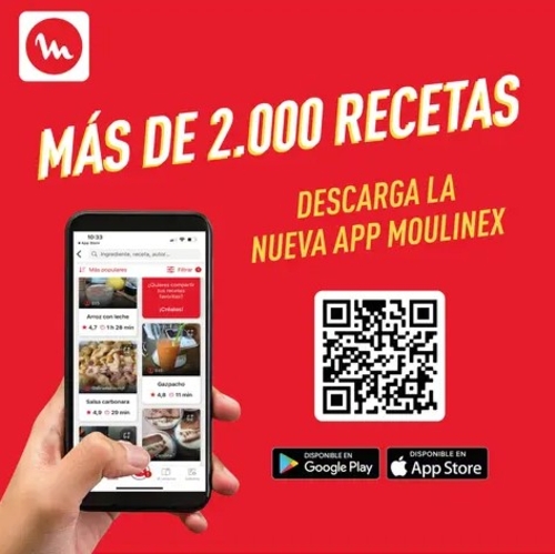 MOULINEX EZ505D10 INOX - Freidora de Aire 1400W 4.2L