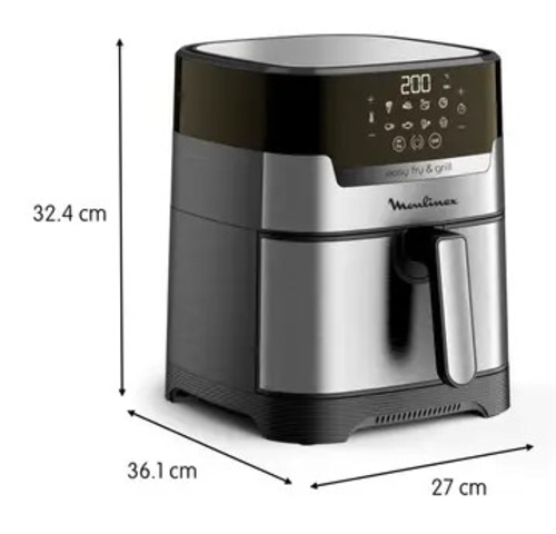 MOULINEX EZ505D10 INOX - Freidora de Aire 1400W 4.2L