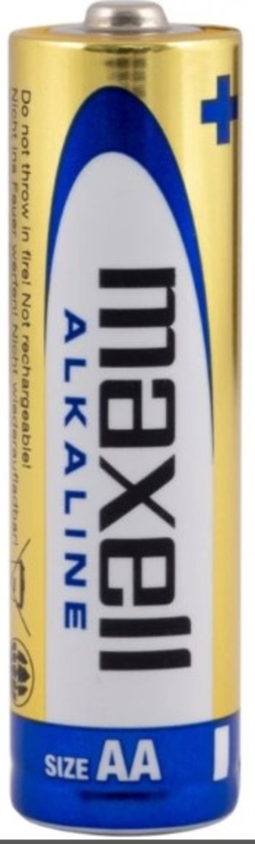 MAXELL ALKALINE AA PACK 4 UNIDADES - Pilas 1.5V