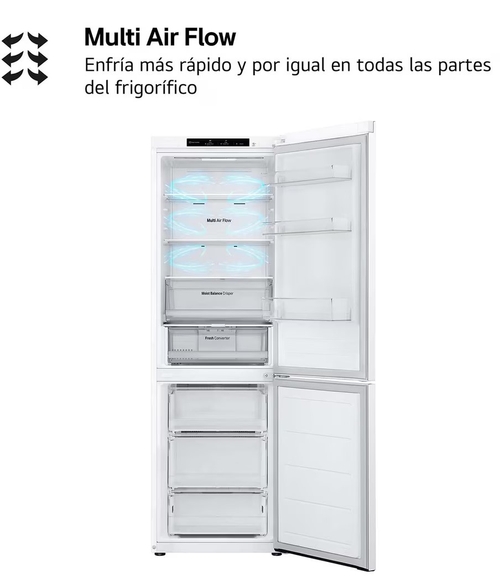 LG GBV3100ESW Blanco - Frigorífico Combi No Frost