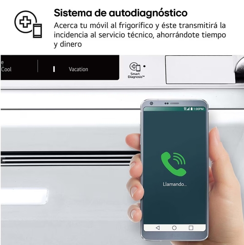 LG GBV3100ESW Blanco - Frigorífico Combi No Frost