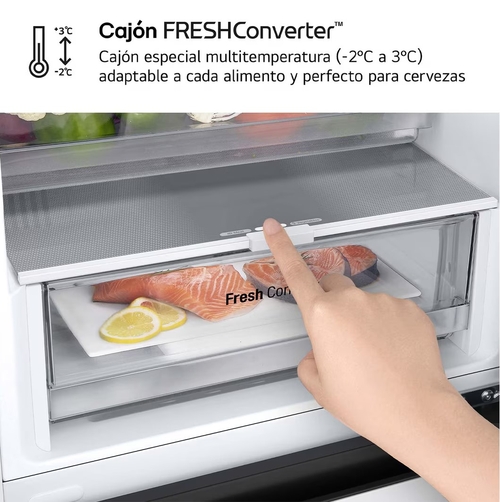 LG GBV3100ESW Blanco - Frigorífico Combi No Frost