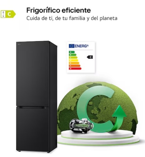 LG GBV3100CEP Negro Grafito - Frigorífico Combi No Frost