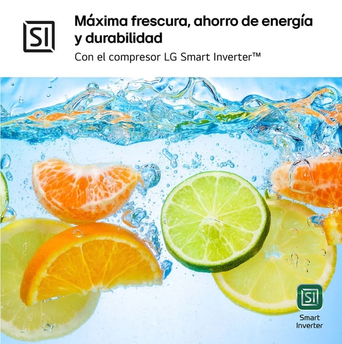 LG GBV3100CEP Negro Grafito - Frigorífico Combi No Frost