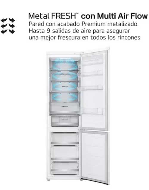 LG GBV7270ESW Blanco - Frigorífico Combi No Frost