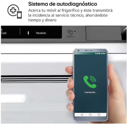 LG GBV22NCBPY INOX - Frigorífico Combi No Frost