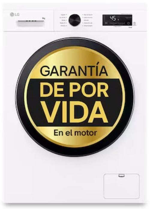 LG F4X1009NWK Blanco - Lavadora Carga Frontal 9KG 1400RPM
