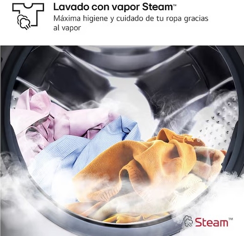 LG F4X1009NWK Blanco - Lavadora Carga Frontal 9KG 1400RPM