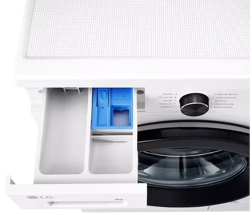 LG F4X1009NWK Blanco - Lavadora Carga Frontal 9KG 1400RPM