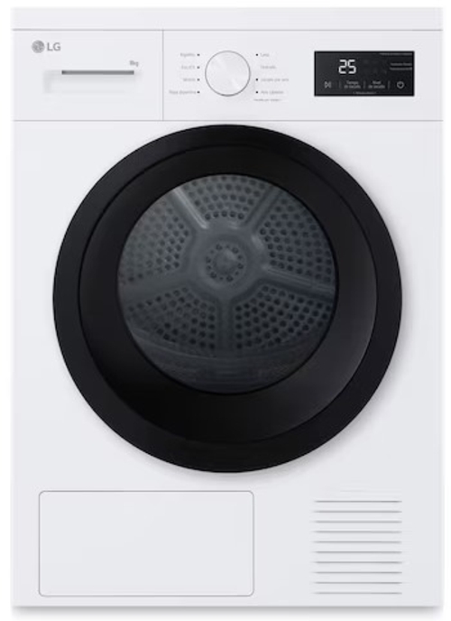 LG RHA1008NWK Blanco - Secadora Bomba de Calor 8KG 