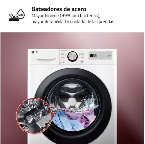 LG F4WR5011A6F Blanco - Lavadora Carga Frontal 11KG 1400RPM