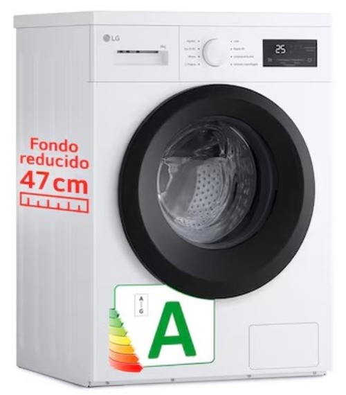 LG F4A10S8NWK Blanco - Lavadora Carga Frontal 8KG 1400RPM