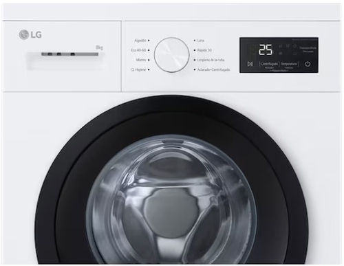 LG F4A10S8NWK Blanco - Lavadora Carga Frontal 8KG 1400RPM