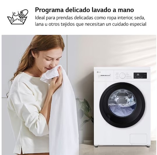 LG F4A10S8NWK Blanco - Lavadora Carga Frontal 8KG 1400RPM