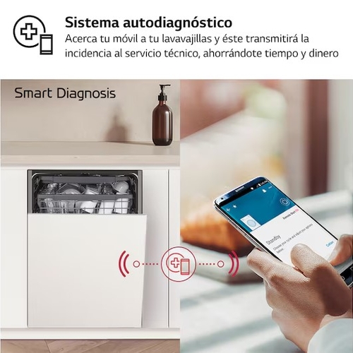 LG DB243TX Integrable - Lavavajillas 60CM 14 Servicios