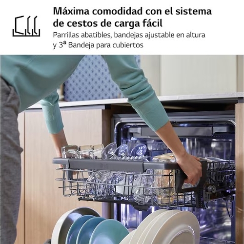 LG DB243TX Integrable - Lavavajillas 60CM 14 Servicios