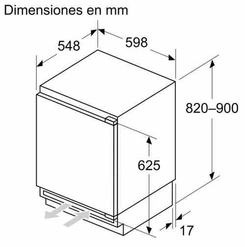 BOSCH KUL22VFD0 - Nevera Pequeña Cíclico