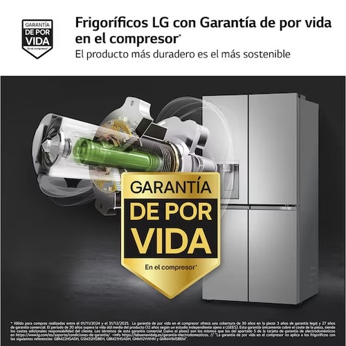 LG GML861PYPE INOX - Frigorífico Side by Side No Frost