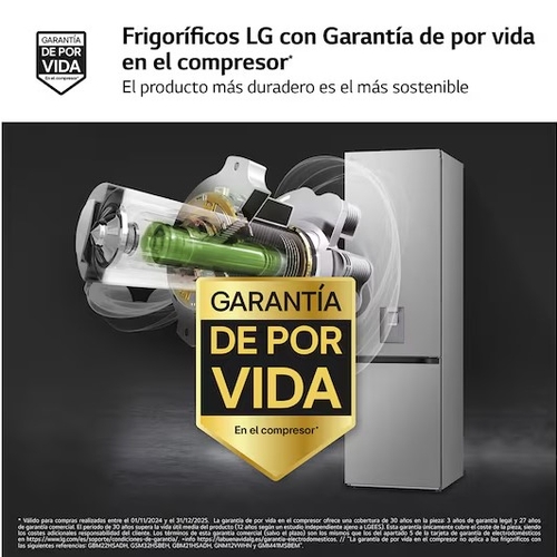 LG GBF3202DPY INOX - Frigorífico Combi No Frost
