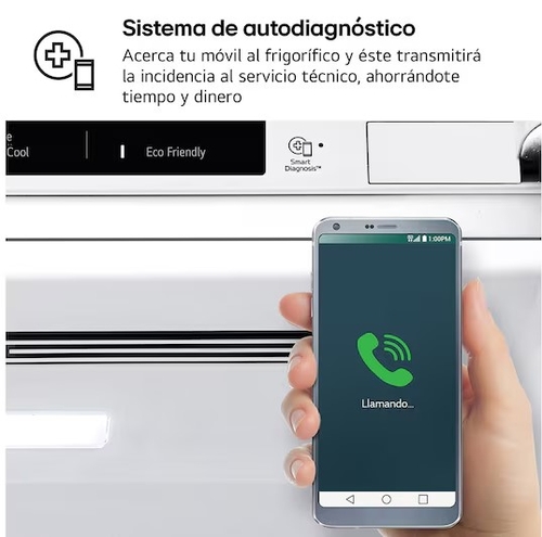 LG GBV22NCDSW Blanco - Frigorífico Combi No Frost
