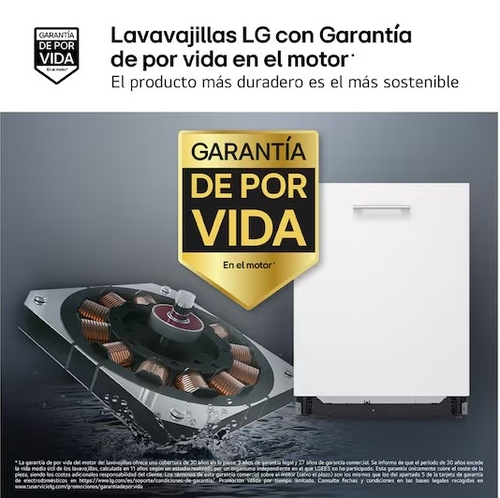 LG DB476TXS Integrable - Lavavajillas 60CM 14 Servicios