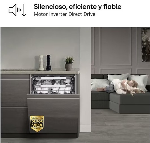 LG DB476TXS Integrable - Lavavajillas 60CM 14 Servicios