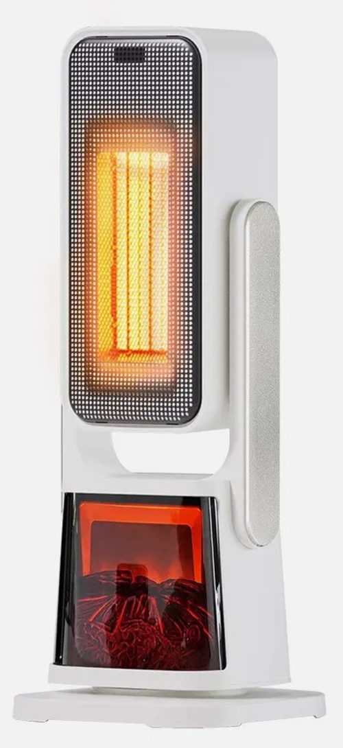 ABRILA CERÁMICO PTC SIMONETA Blanco-Negro - Termoventilador Torre 2000W