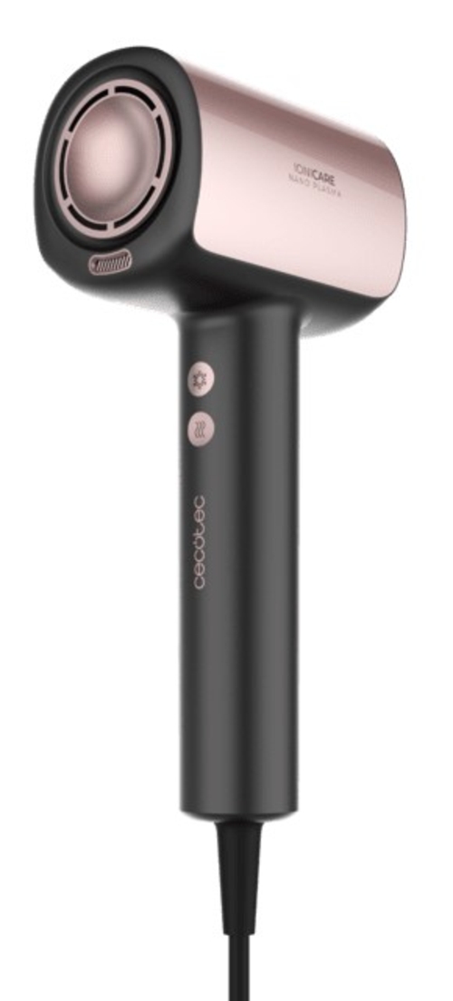CECOTEC DRYGLAM NANO PLASMA Negro-Rosa - Secador 1600RPM
